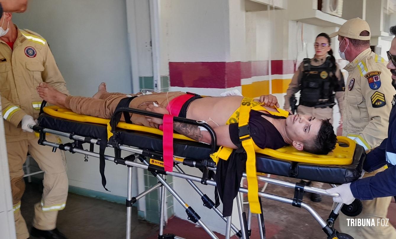 Assaltante é baleado e preso após tentativa de roubo na Vila Portes Assaltante é baleado e preso após tentativa de roubo na Vila Portes