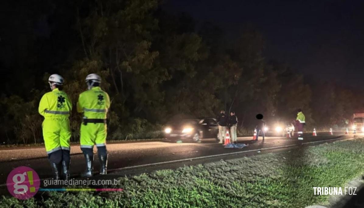 Atropelamento com óbito é registrado na BR-277 em São Miguel do Iguaçu Atropelamento com óbito é registrado na BR-277 em São Miguel do Iguaçu