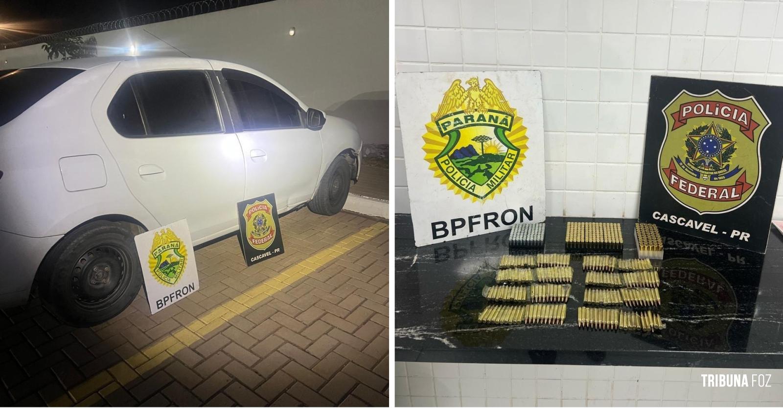 BPFRON e PF/NEPOM prendem mulher com munições escondidas em veículo em Céu Azul BPFRON e PF/NEPOM prendem mulher com munições escondidas em veículo em Céu Azul
