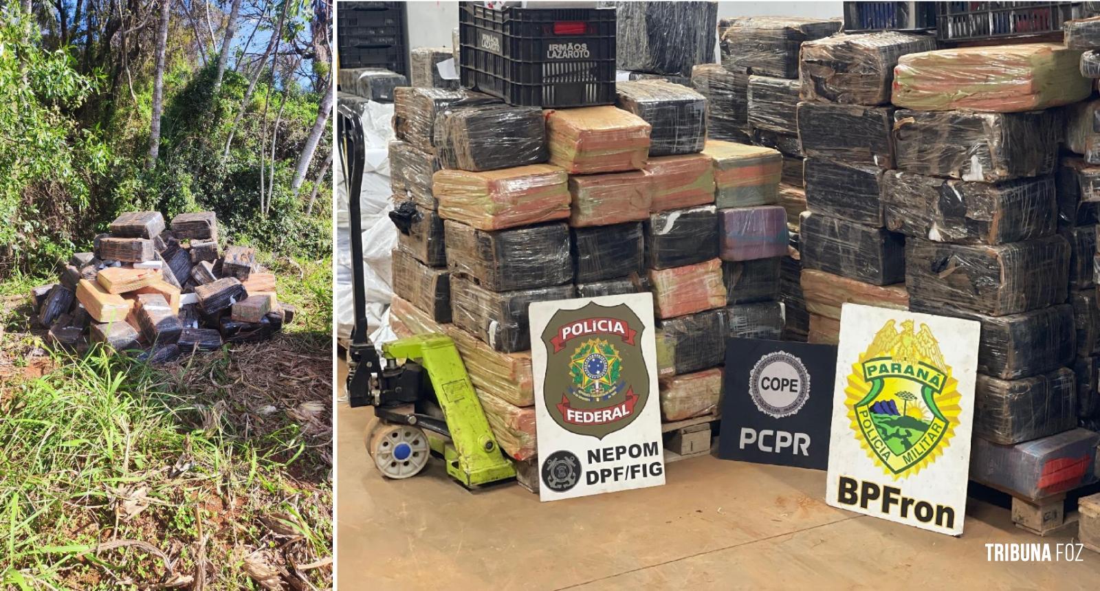 BPFRON, PC e PF/NEPOM apreendem 2.579,8 Kg de maconha na zona rural de Santa Helena BPFRON, PC e PF/NEPOM apreendem 2.579,8 Kg de maconha na zona rural de Santa Helena
