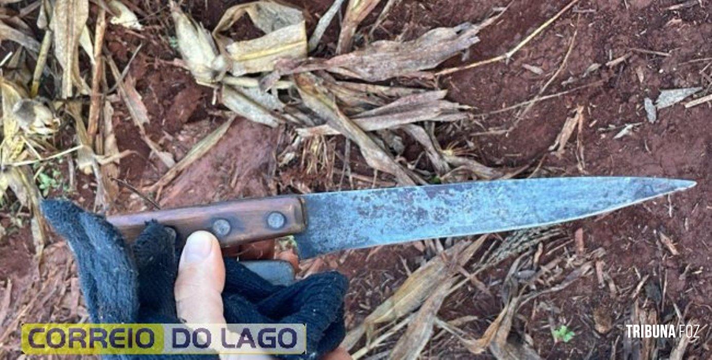 Casal é esfaqueado na presença de crianças durante a madrugada no distrito de Moreninha, em Santa Helena Casal é esfaqueado na presença de crianças durante a madrugada no distrito de Moreninha, em Santa Helena