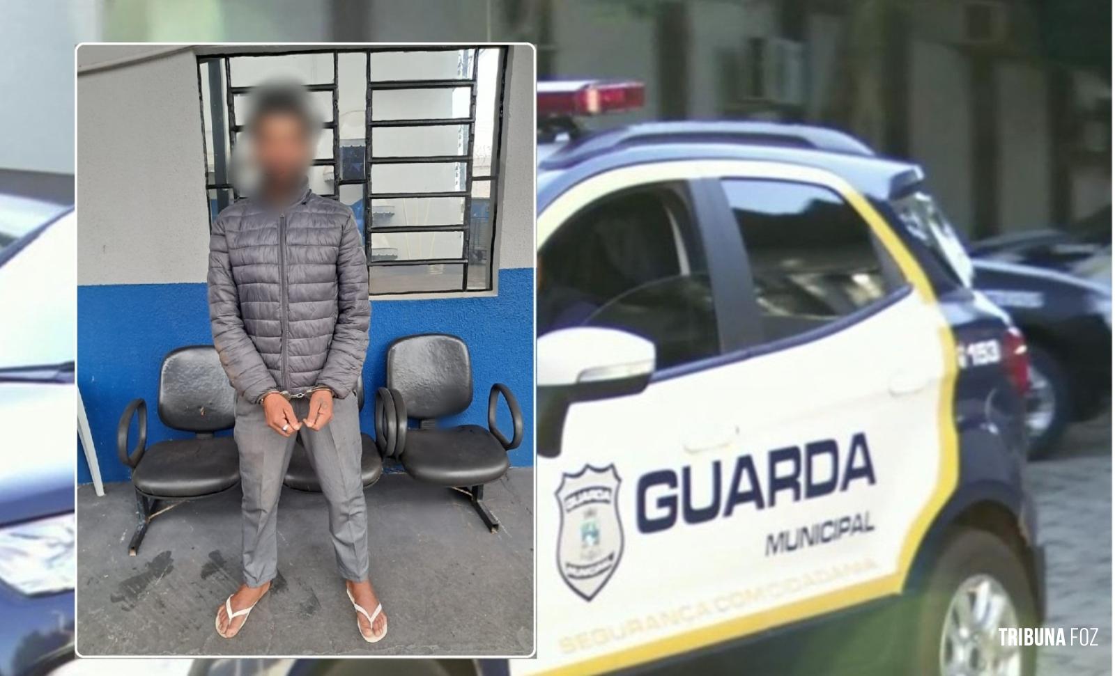 Guarda Municipal cumpre mandado de prisão na Av. das Cataratas