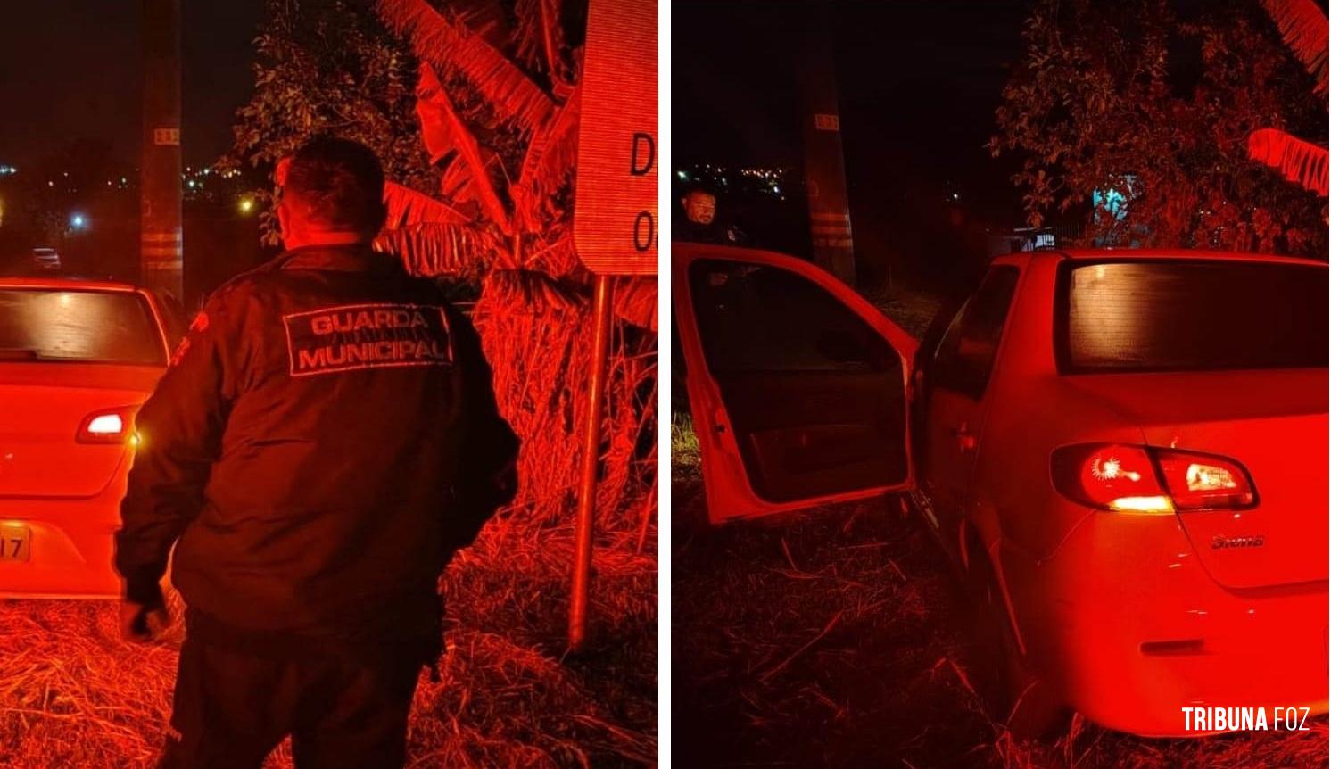 Guarda Municipal recupera veículo com queixa de furto/roubo na Vila São Sebastião durante a madrugada