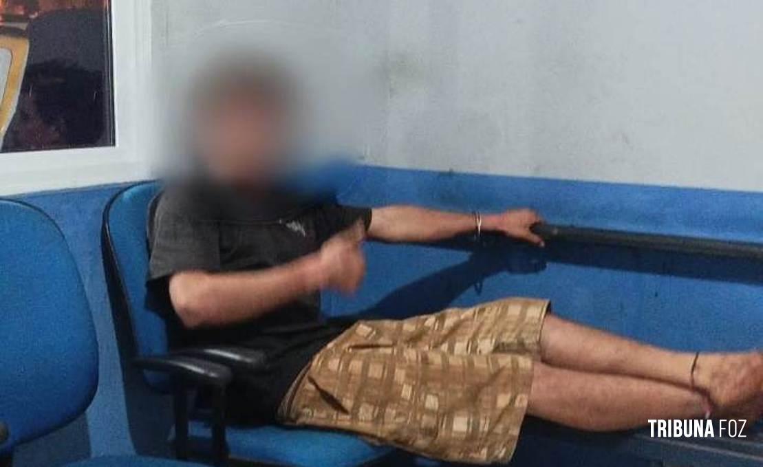 Homem com mandado protetivo ameaça botar fogo na casa da ex-esposa e acaba preso pela GM