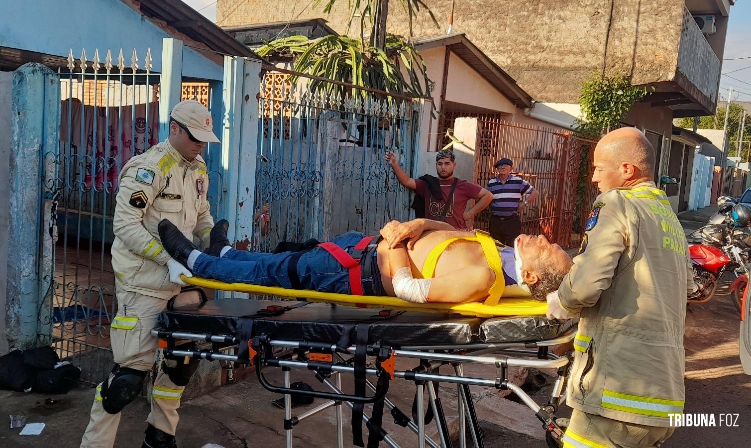Homem de 59 anos é socorrido pelo Siate após ser agredido no laguinho do Porto Meira Homem de 59 anos é socorrido pelo Siate após ser agredido no laguinho do Porto Meira