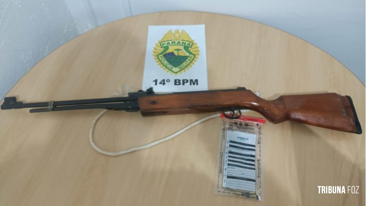 PM prende homem por violência doméstica e posse de arma de fogo em Foz do Iguaçu