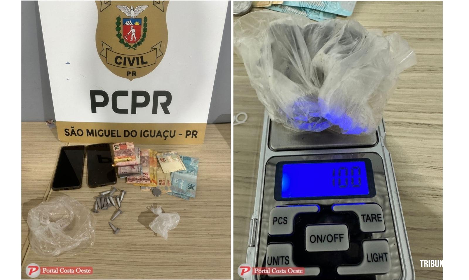 Polícia Civil apreende drogas e dinheiro durante Operação Sinergia II em São Miguel do Iguaçu