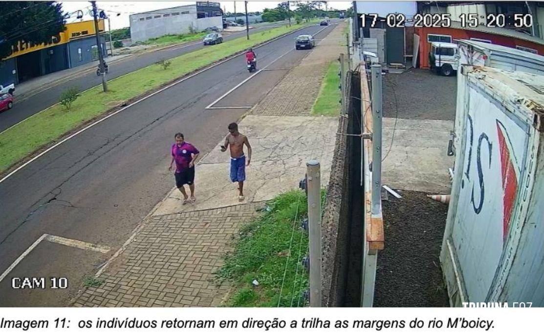 Polícia Civil divulga imagens de suspeitos de tentativa de homicídio em Foz do Iguaçu
