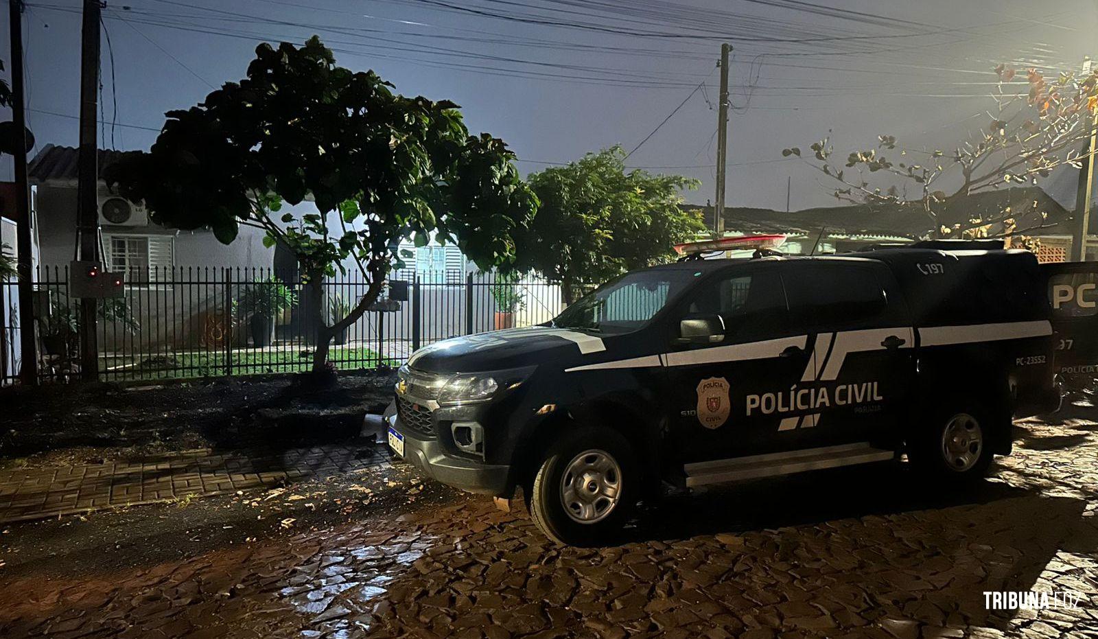 Policia Civil prende oito pessoas por duplo homicídio e apreende seis armas em Medianeira Policia Civil prende oito pessoas por duplo homicídio e apreende seis armas em Medianeira