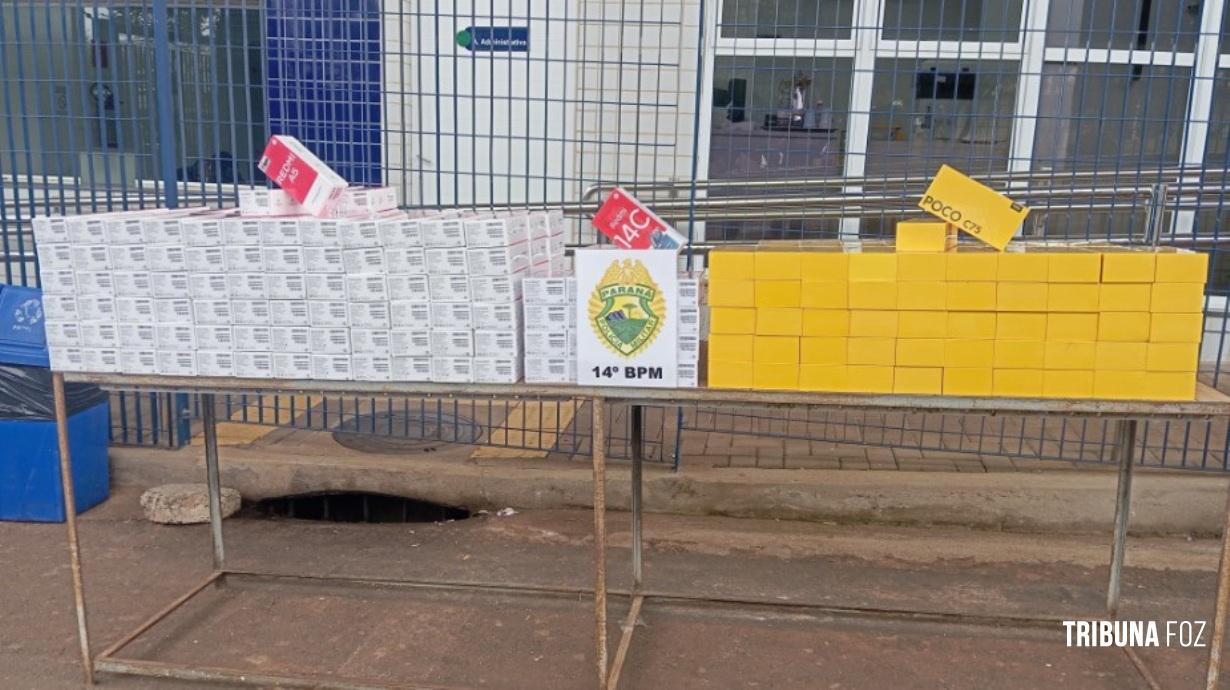 Polícia Militar apreende celulares contrabandeados do Paraguai na barranca do Rio Iguaçu em Foz do Iguaçu Polícia Militar apreende celulares contrabandeados do Paraguai na barranca do Rio Iguaçu em Foz do Iguaçu