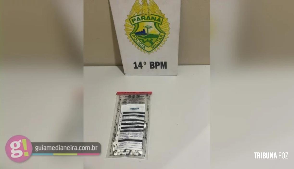 Polícia Militar apreende cocaína deixada em veículo de transporte por aplicativo em Medianeira Polícia Militar apreende cocaína deixada em veículo de transporte por aplicativo em Medianeira
