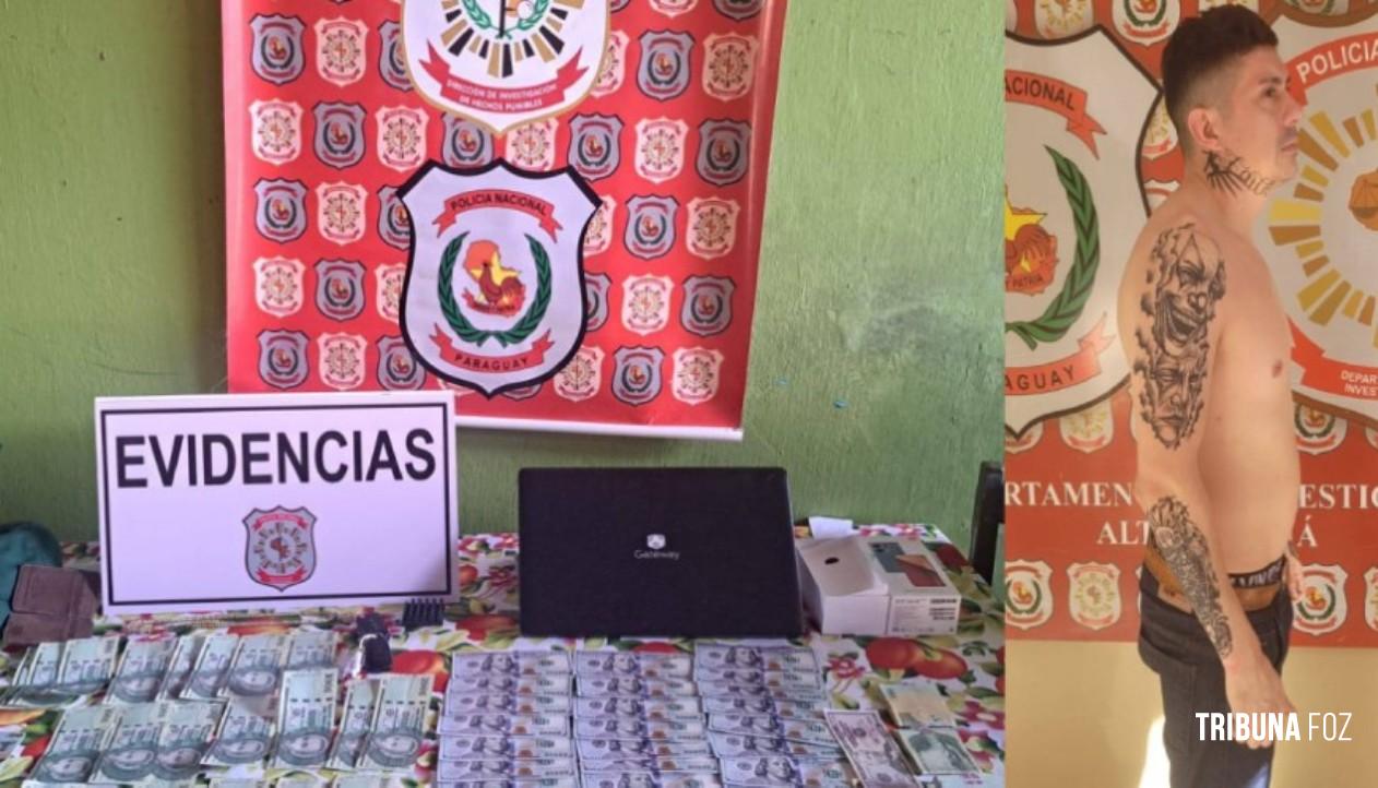 Policia paraguaia prende um dos envolvidos em roubo de quase 200 celulares em Ciudad Del Este Policia paraguaia prende um dos envolvidos em roubo de quase 200 celulares em Ciudad Del Este