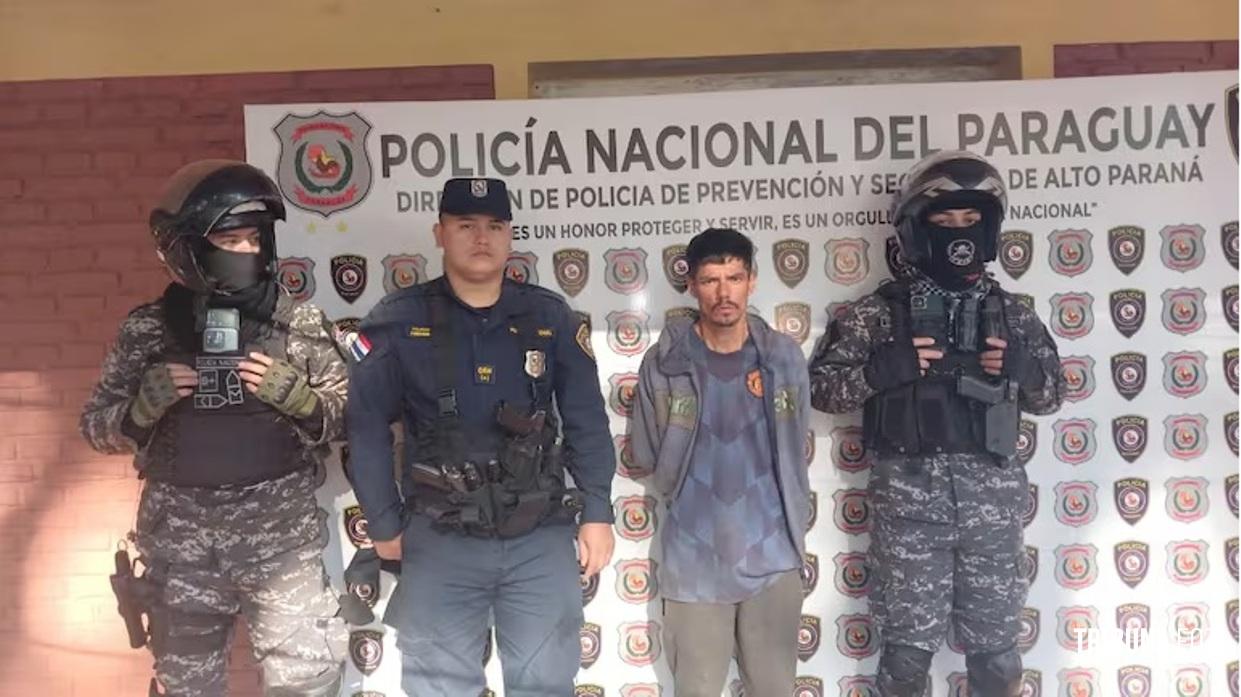 Após quase 20 denúncias, Policia Nacional do Paraguai prende ladrão de residências em Ciudad Del Este
