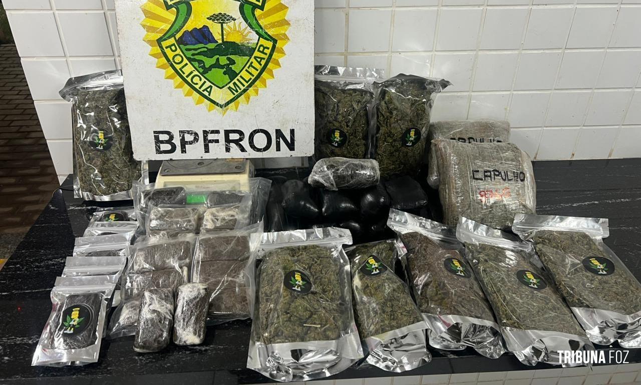 BPFRON apreende drogas e detém duas mulheres e um menor em Céu Azul BPFRON apreende drogas e detém duas mulheres e um menor em Céu Azul