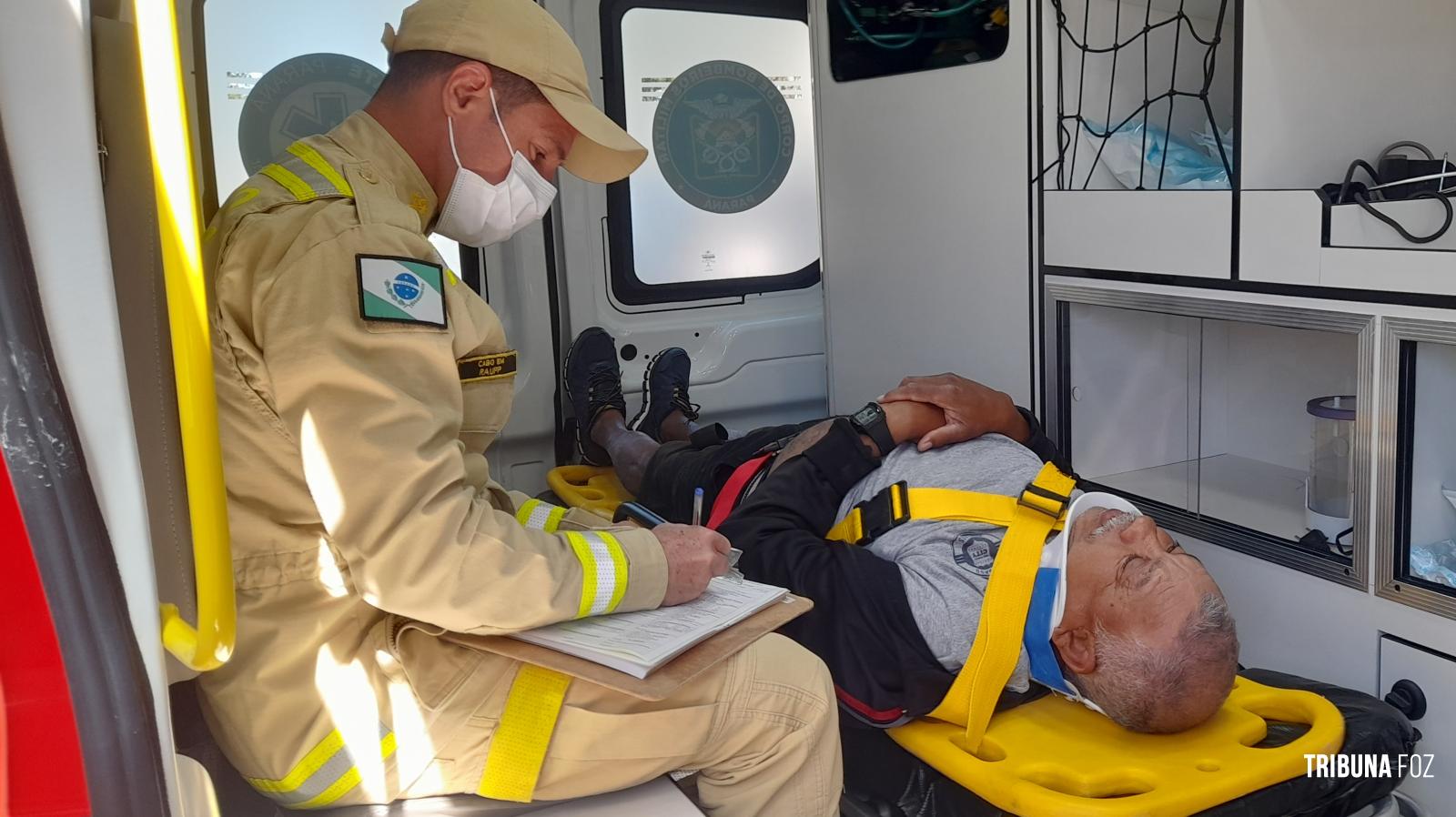 Ciclista é atropelado por moto na Av. Juscelino Kubitschek