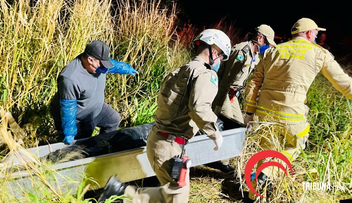 Corpo amarrado é encontrado em loteamento novo em Foz do Iguaçu Corpo amarrado é encontrado em loteamento novo em Foz do Iguaçu