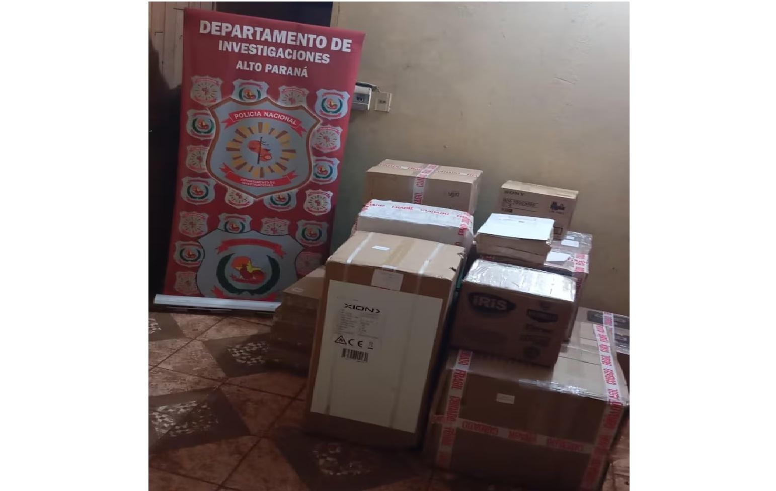 GPS indica onde estavam 16 caixas de celulares roubados no Paraguai