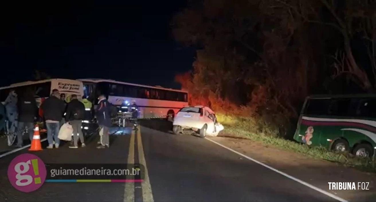 Grave acidente na BR-277 resulta em duas mortes e vários feridos em Céu Azul