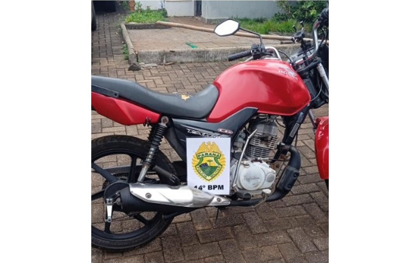 PM recupera motocicleta com registro de roubo na Av. Perimetral Leste