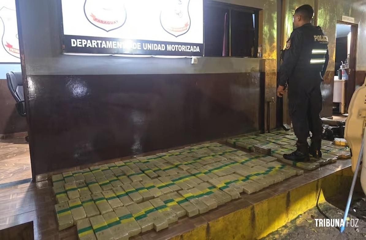 Policia Nacional do Paraguai prende traficante com 132 Kg de maconha em fundo falso de veículo que ia para o Brasil Policia Nacional do Paraguai prende traficante com 132 Kg de maconha em fundo falso de veículo que ia para o Brasil
