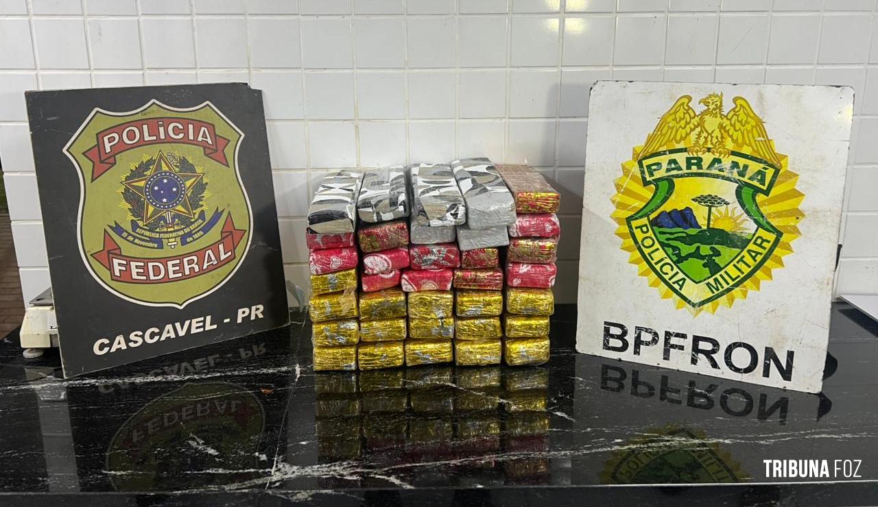 BPFRON e PF apreendem menor com 21,5 Kg de maconha na mala na Rodoviária de Céu Azul