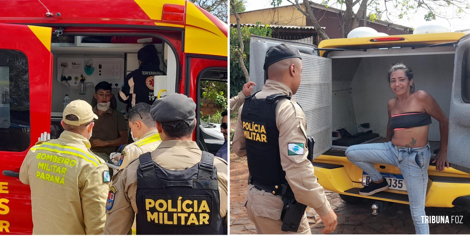 Briga de vizinhos no Porto Meira termina com um no hospital e a outra na delegacia Briga de vizinhos no Porto Meira termina com um no hospital e a outra na delegacia