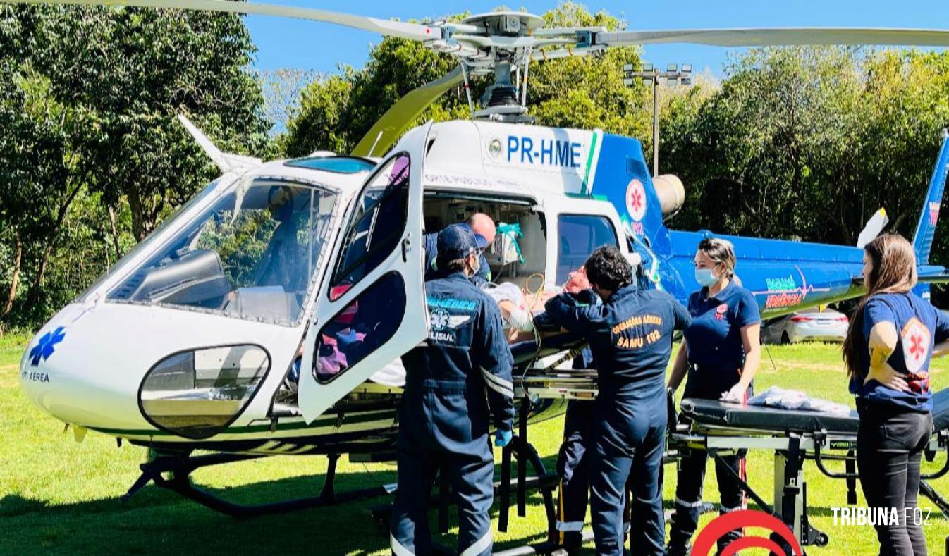 Delegacia da Policia Civil passa a receber pousos de helicóptero do SAMU para agilizar resgates em Foz do Iguaçu Delegacia da Policia Civil passa a receber pousos de helicóptero do SAMU para agilizar resgates em Foz do Iguaçu