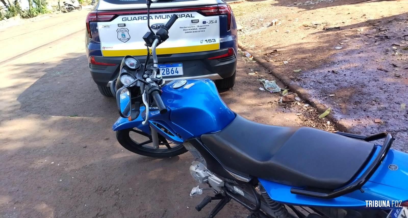 Guarda Municipal recupera moto furtada no Jardim Jupira