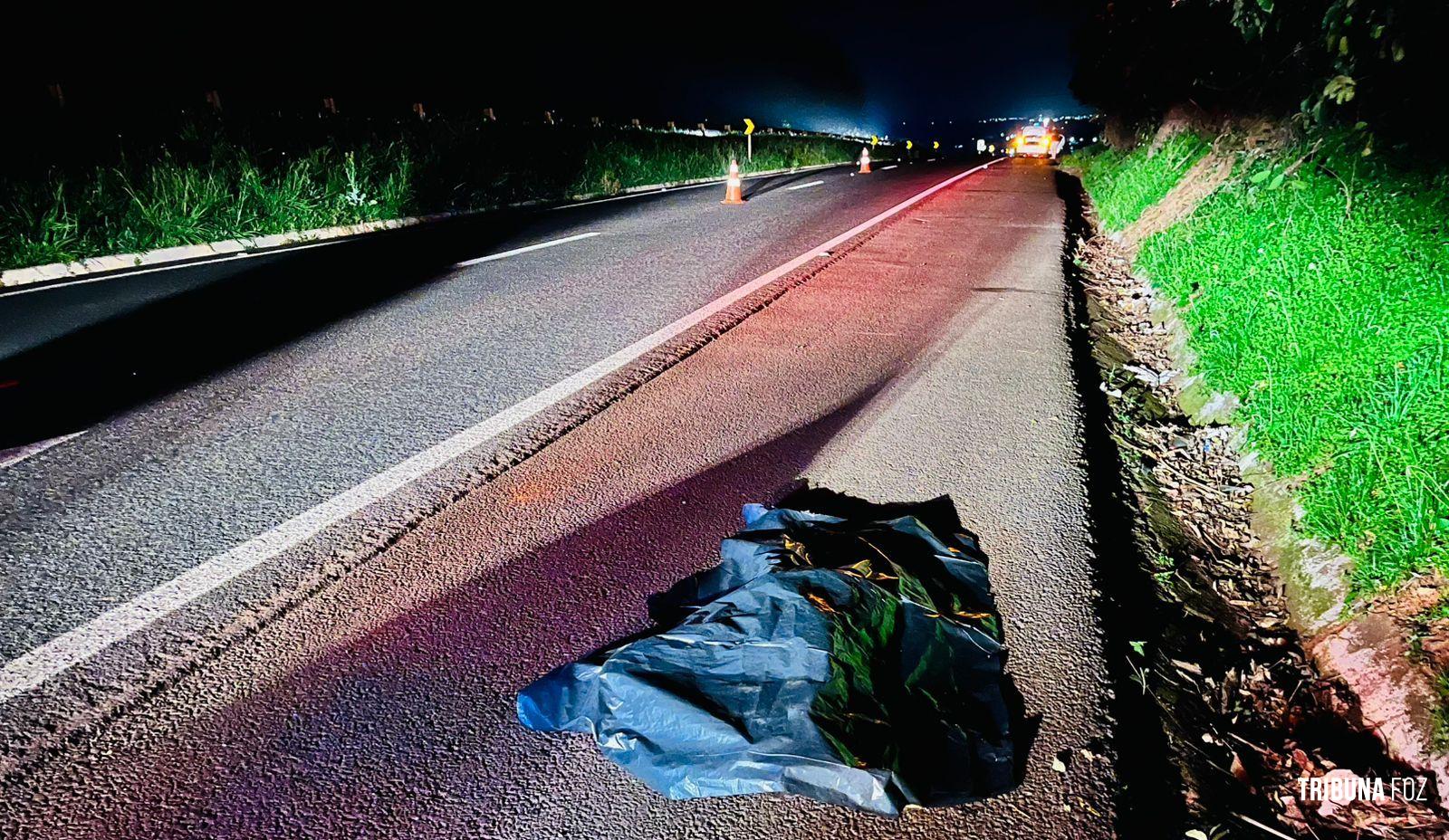 Homem morre atropelado na BR-277 em São Miguel do Iguaçu