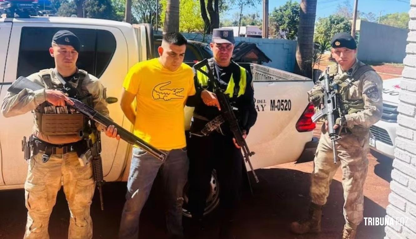 Jovem é preso após assalto frustrado em Minga Guazú no Paraguai