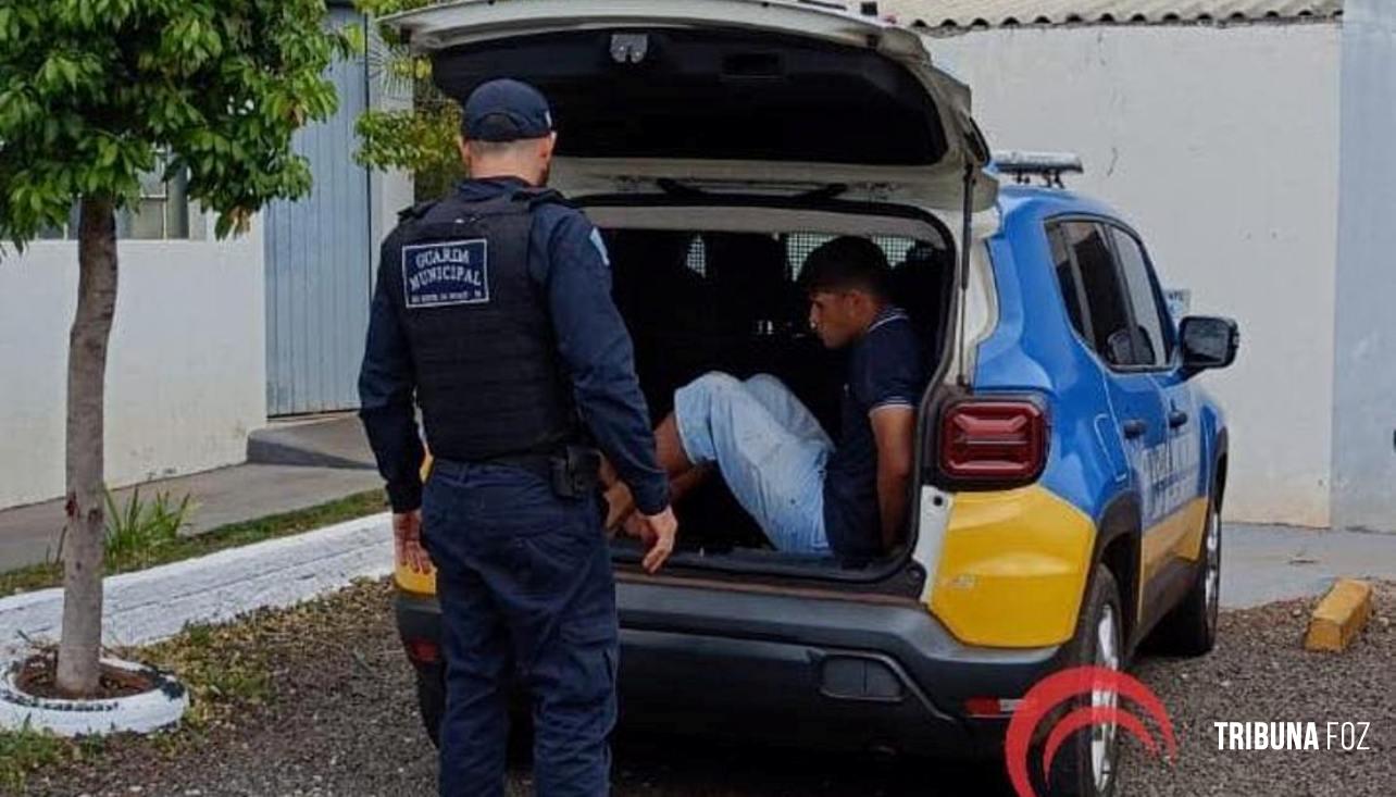 Ladrão é detido por populares após furtar motocicleta em São Miguel do Iguaçu