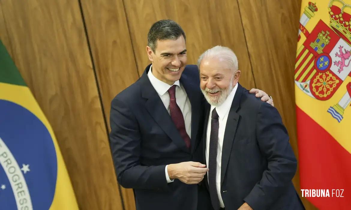 Lula conversa com presidente espanhol sobre Mercosul-UE e guerra Lula conversa com presidente espanhol sobre Mercosul-UE e guerra