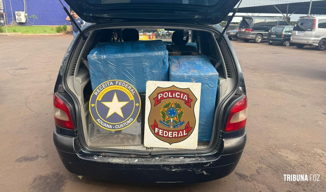 PF e RF prendem uma pessoa por contrabando no Jardim Novo Horizonte em Foz do Iguaçu