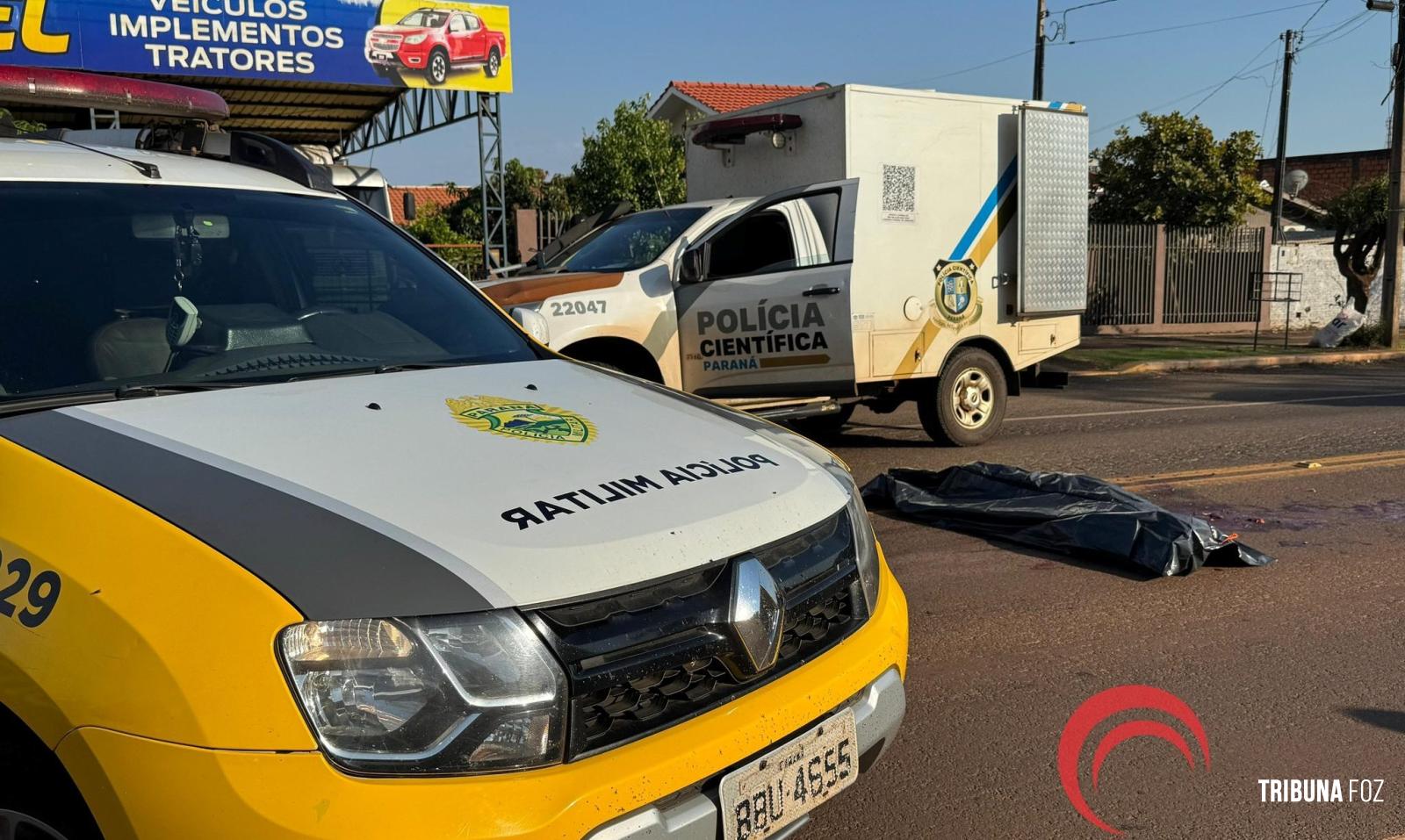PM aposentado é assassinado e atropelado; Autor é preso em flagrante em Santa Helena PM aposentado é assassinado e atropelado; Autor é preso em flagrante em Santa Helena