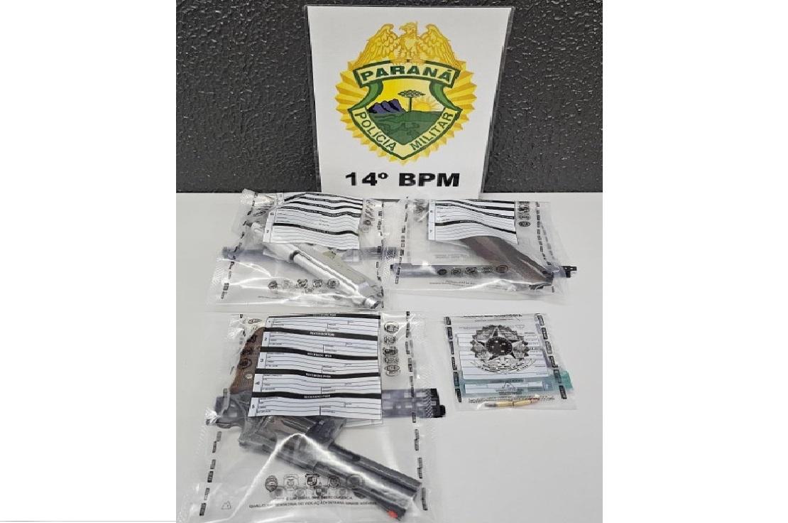 PM apreende arma de fogo e simulacro no bairro Porto Meira