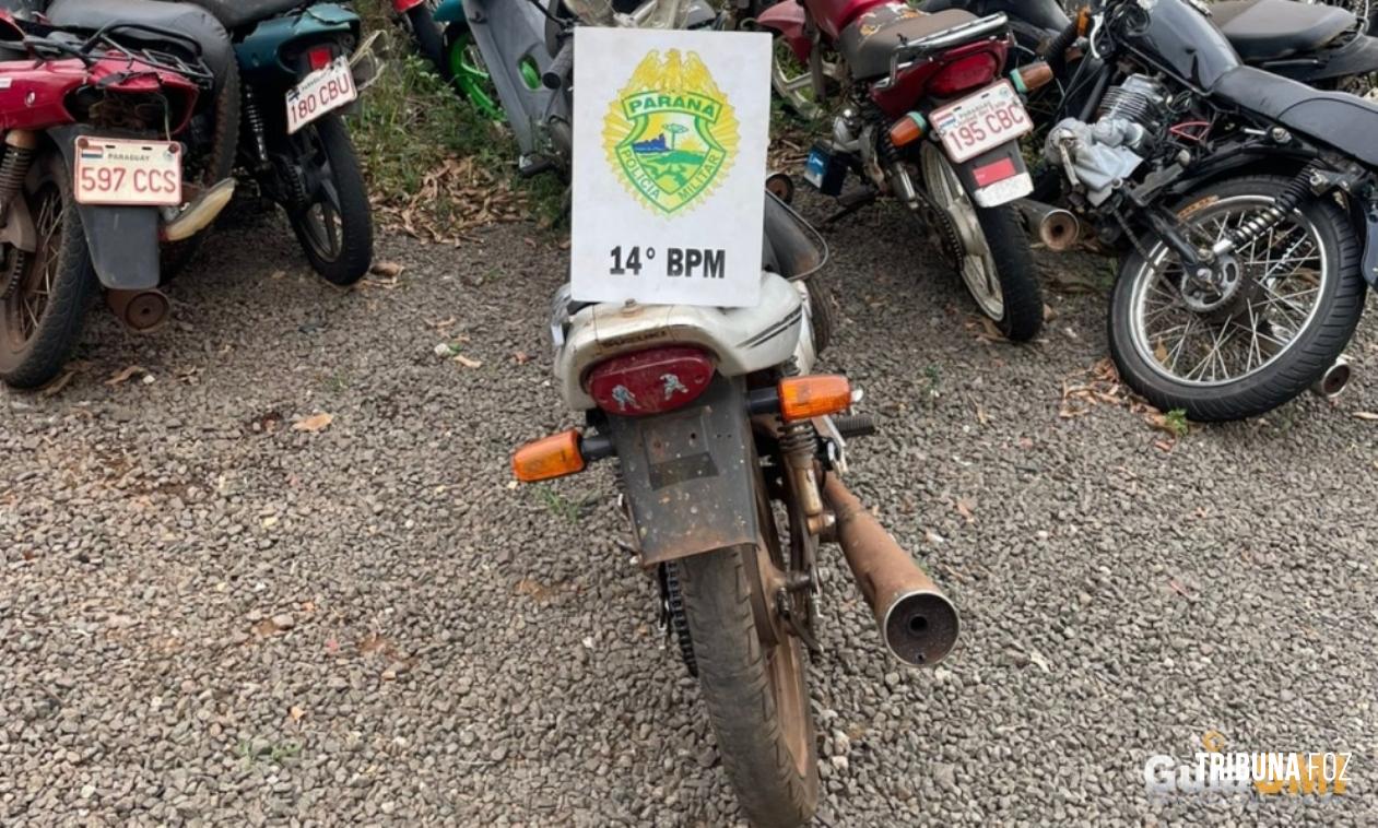 Polícia apreende motocicleta adulterada em Medianeira Polícia apreende motocicleta adulterada em Medianeira