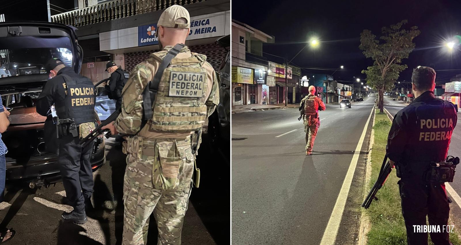 Policia Federal e forças de segurança realizam grande operação integrada em Foz do Iguaçu