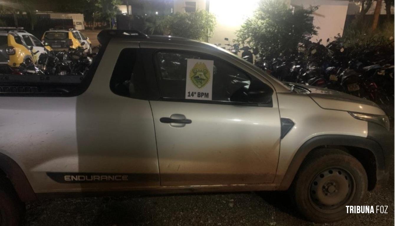 Policia Militar recupera veículo furtado em Medianeira