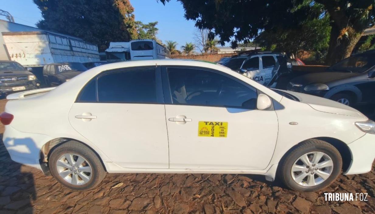 Policia Militar recupera veículo roubado com apoio aéreo em Foz do Iguaçu