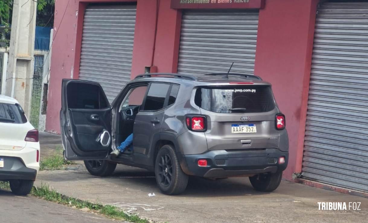 Policia Nacional do Paraguai apreende veículo roubado no Brasil em Ciudad Del Este Policia Nacional do Paraguai apreende veículo roubado no Brasil em Ciudad Del Este