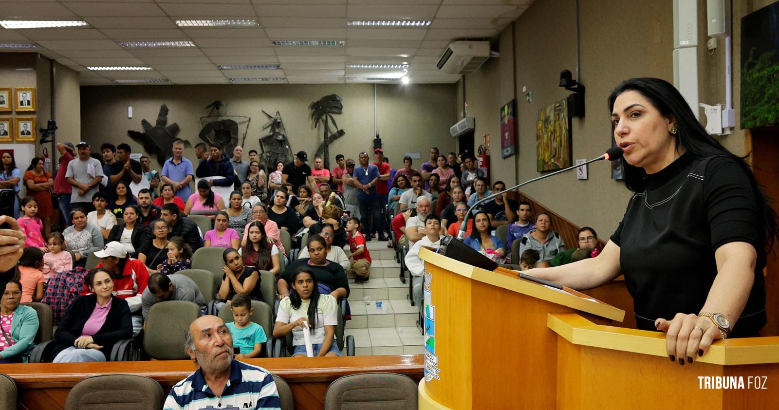 Presidente do Fozhabita foge de audiência e deixa população sem respostas Presidente do Fozhabita foge de audiência e deixa população sem respostas