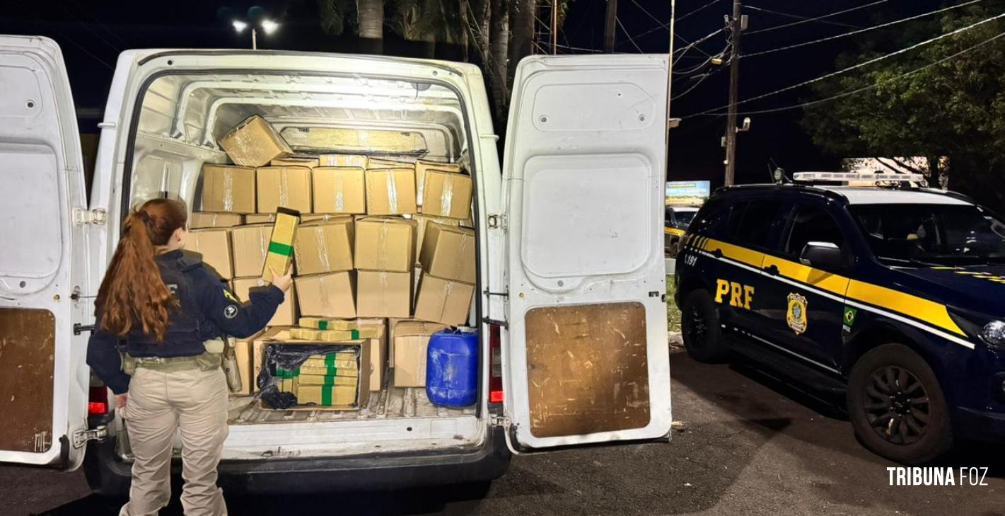 PRF prende "caminhão delivery de maconha" com mais de uma tonelada na BR-277