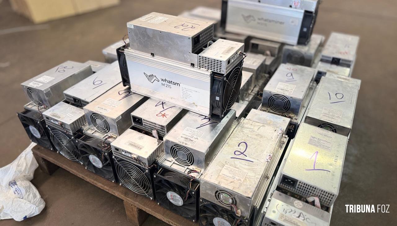 Receita Federal apreende mineradoras de bitcoin e “canetas emagrecedoras” na BR-277