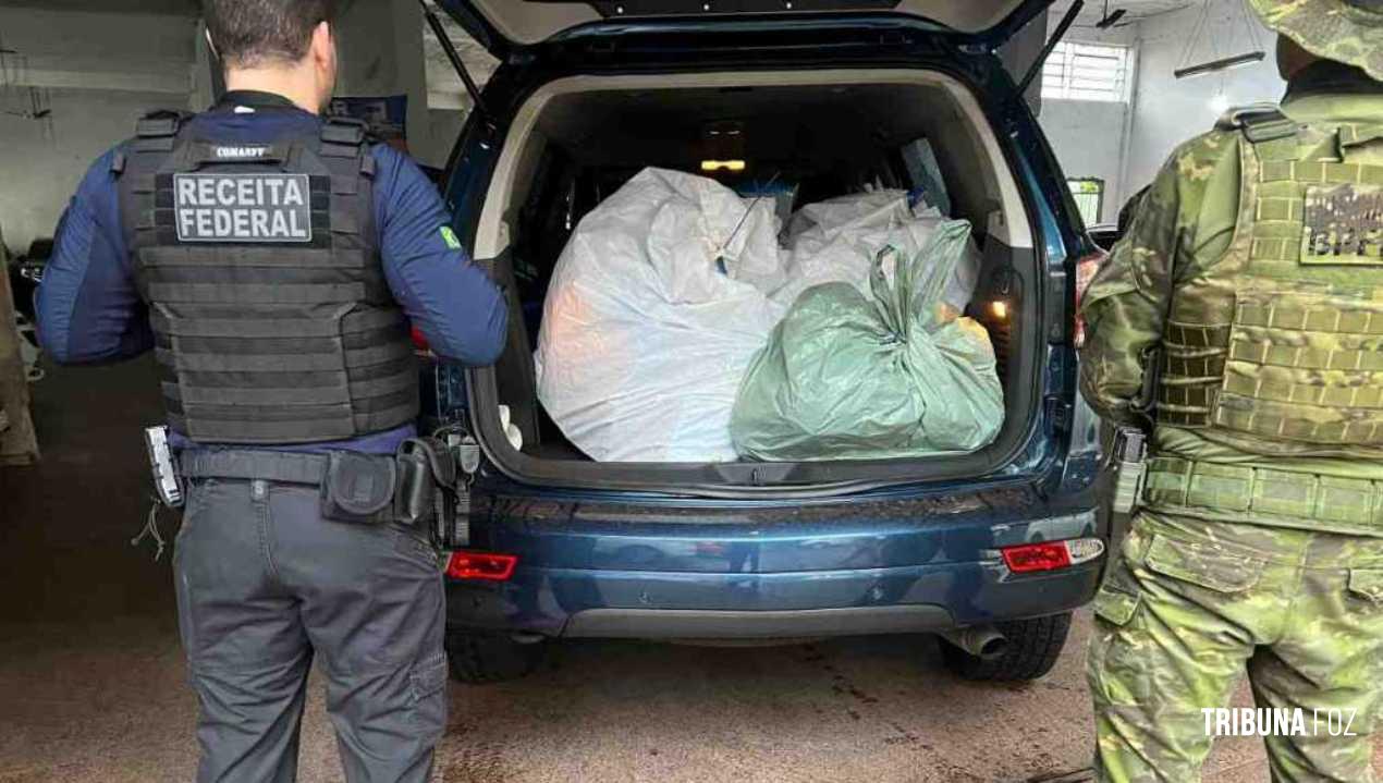 Receita Federal, PF e BPFron apreendem R$ 500 mil em produtos irregulares em Foz do Iguaçu
