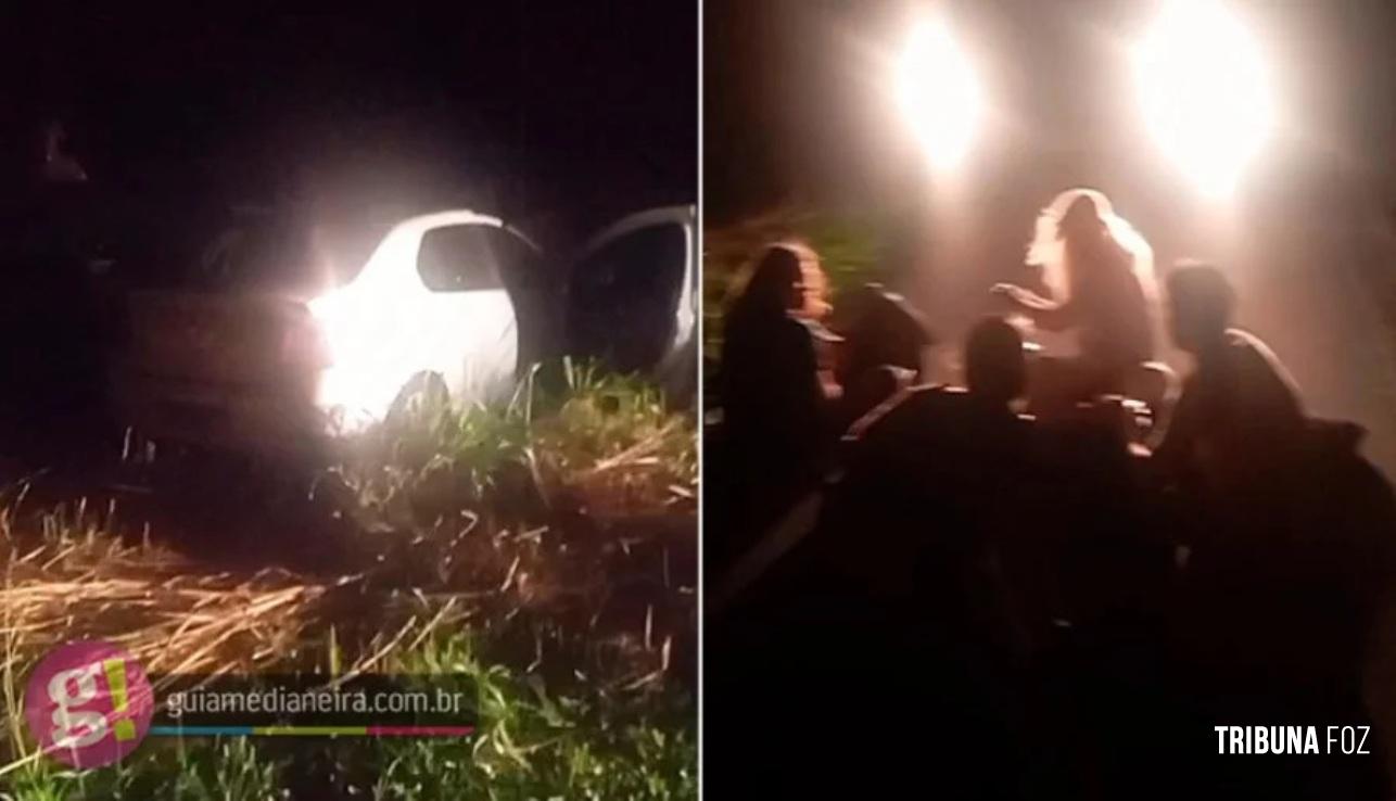 Tiros e terror na BR-277: Assalto deixa vítimas com carro danificado e pertences roubados Tiros e terror na BR-277: Assalto deixa vítimas com carro danificado e pertences roubados