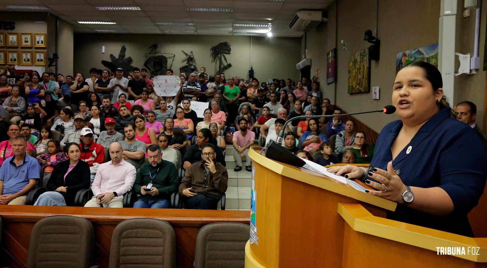 Vereadora Valentina defende direito à moradia em audiência com ocupações em Foz do Iguaçu