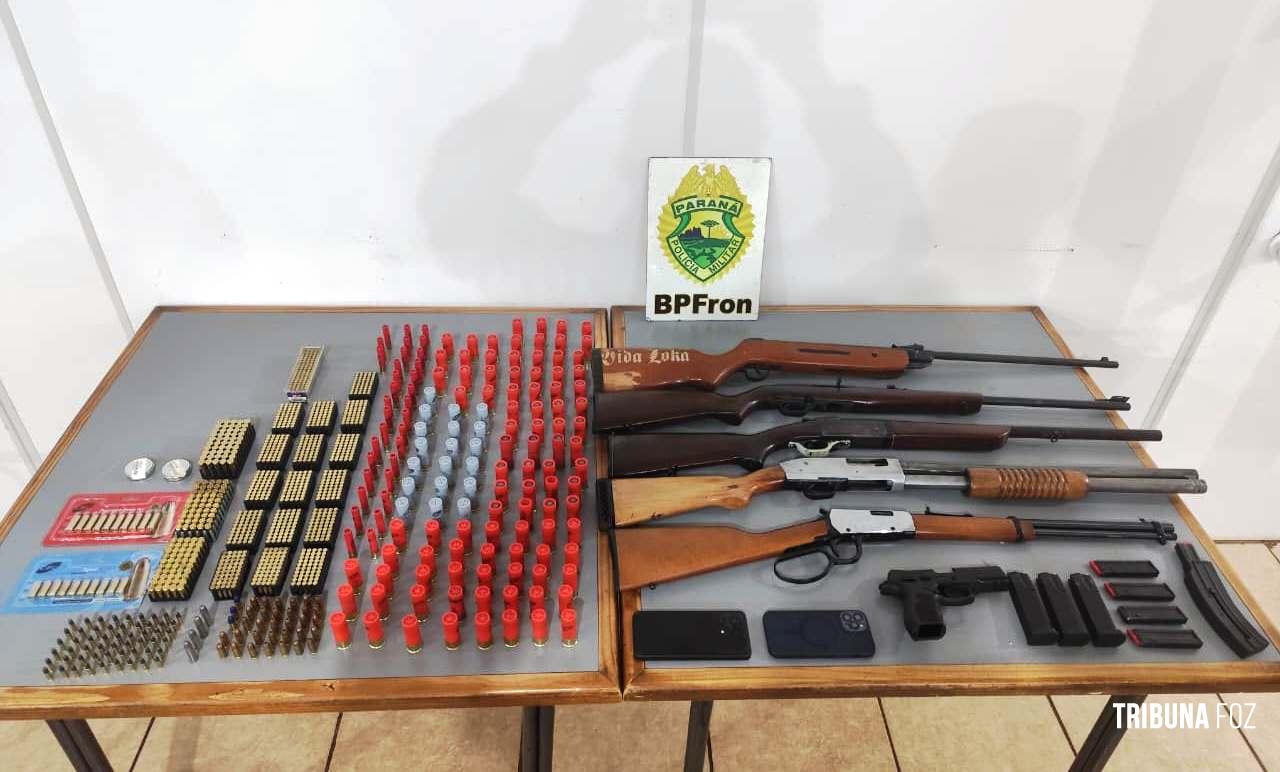 BPFRON prende dois homens e apreende 6 armas de fogo em Marechal Cândido Rondon BPFRON prende dois homens e apreende 6 armas de fogo em Marechal Cândido Rondon