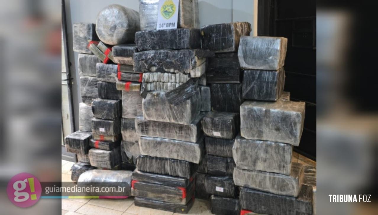 Caminhão com 1.447 Kg de maconha é apreendido na BR-277 em São Miguel do Iguaçu Caminhão com 1.447 Kg de maconha é apreendido na BR-277 em São Miguel do Iguaçu
