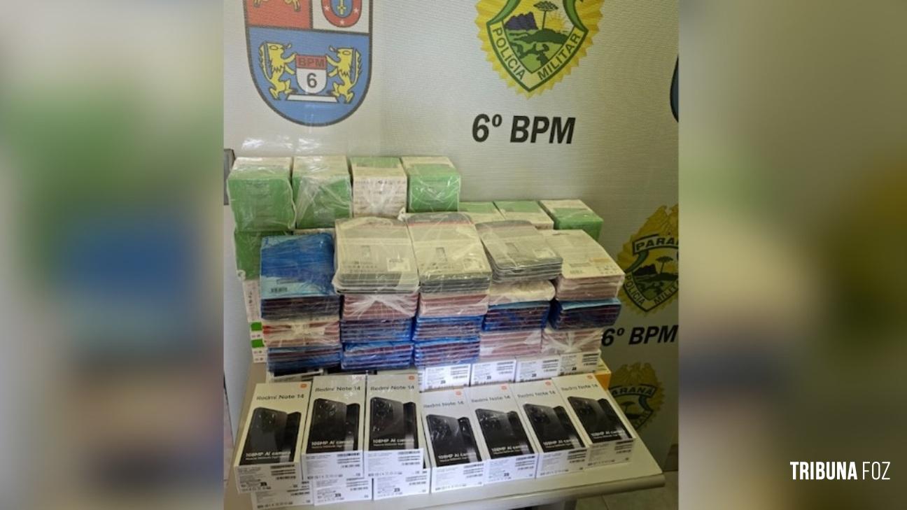 Cigarros e mercadorias contrabandeados são apreendidos em Céu Azul Cigarros e mercadorias contrabandeados são apreendidos em Céu Azul
