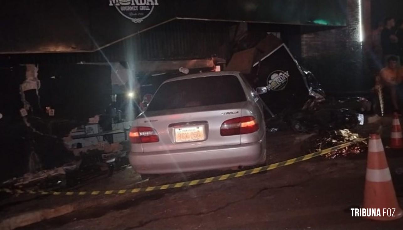 Condutora embriagada atropela e mata guarda de segurança em Presidente Franco